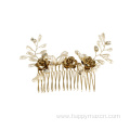 Hot sale fashionable flowers women bling hair clips